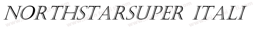 NorthstarSuper Itali字体转换